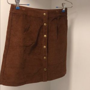 TOBI size S brown bottom up skirt